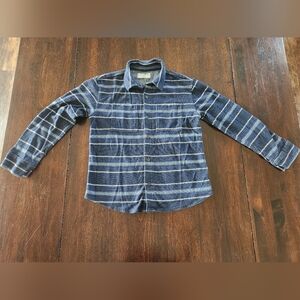 Old Navy Navy and White Button-up Shirt